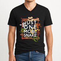 Snake Serpent Just One More Snake V-Neck T-Shirt