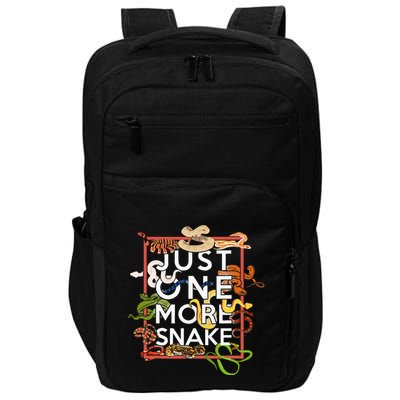 Snake Serpent Just One More Snake Impact Tech Backpack