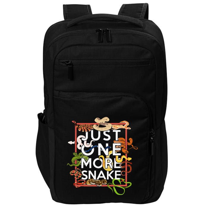 Snake Serpent Just One More Snake Impact Tech Backpack