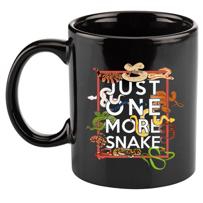 Snake Serpent Just One More Snake 11oz C Handle Ceramic Mug