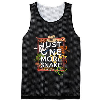 Snake Serpent Just One More Snake Mesh Reversible Basketball Jersey Tank