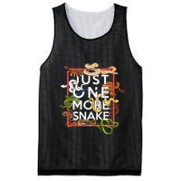 Snake Serpent Just One More Snake Mesh Reversible Basketball Jersey Tank
