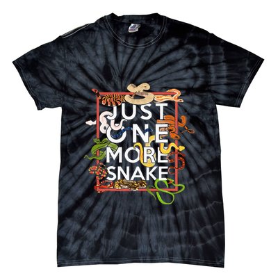 Snake Serpent Just One More Snake Tie-Dye T-Shirt