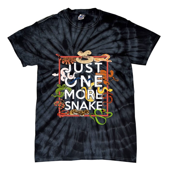 Snake Serpent Just One More Snake Tie-Dye T-Shirt
