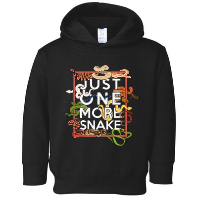 Snake Serpent Just One More Snake Toddler Hoodie