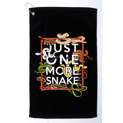 Snake Serpent Just One More Snake Golf Towel