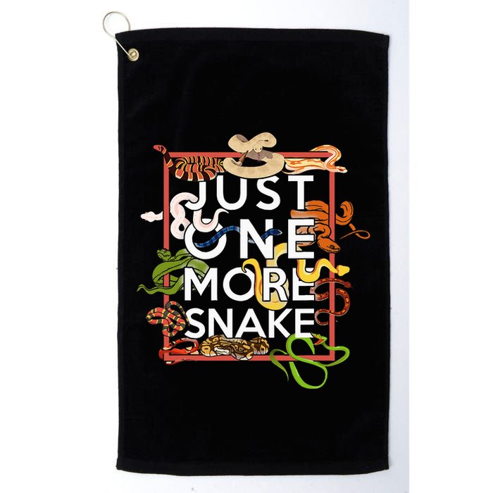 Snake Serpent Just One More Snake Golf Towel