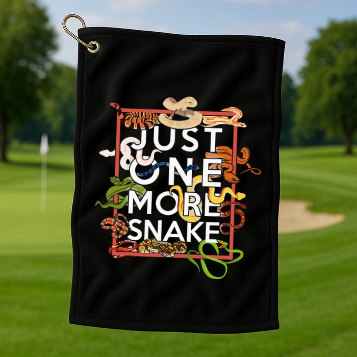 Snake Serpent Just One More Snake Golf Towel