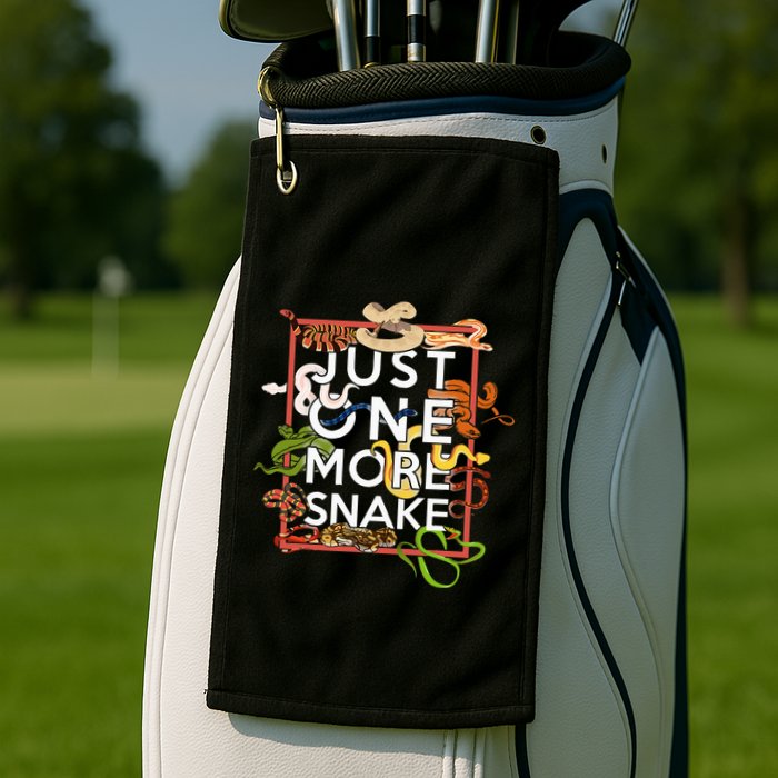 Snake Serpent Just One More Snake Golf Towel