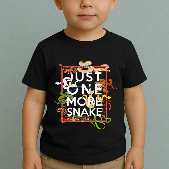 Snake Serpent Just One More Snake Toddler T-Shirt