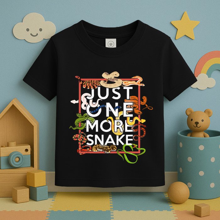 Snake Serpent Just One More Snake Toddler T-Shirt