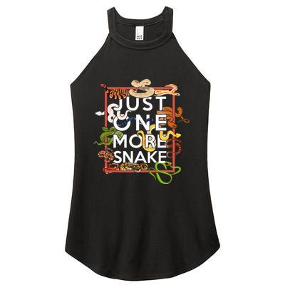 Snake Serpent Just One More Snake Women's Perfect Tri Rocker Tank
