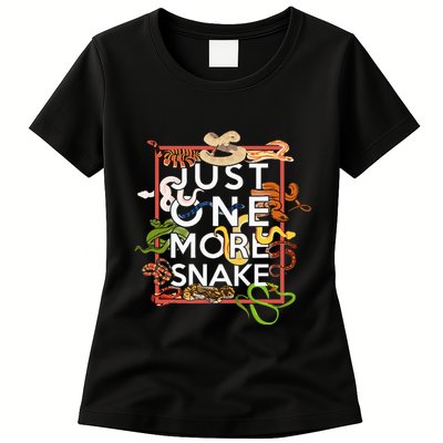 Snake Serpent Just One More Snake Womens T-Shirt