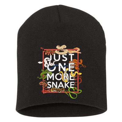 Snake Serpent Just One More Snake Short Acrylic Beanie
