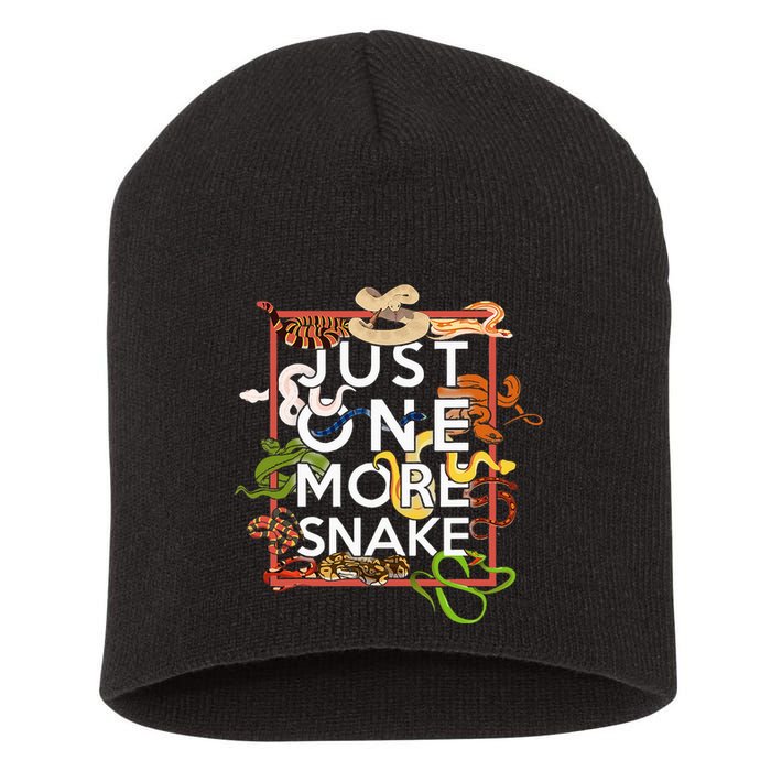 Snake Serpent Just One More Snake Short Acrylic Beanie