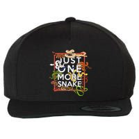 Snake Serpent Just One More Snake Wool Snapback Cap