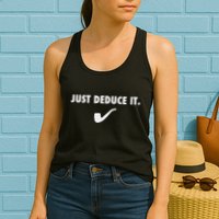 Sherlock S Just Deduce It Womens Tank Top