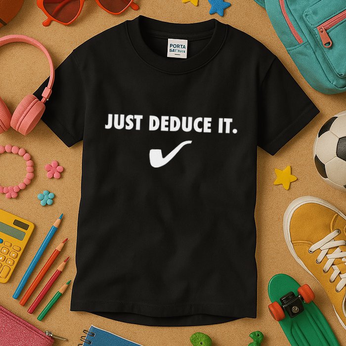 Sherlock S Just Deduce It Kids T-Shirt