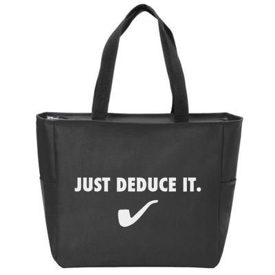 Sherlock S Just Deduce It Zip Tote Bag