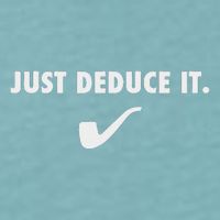 Sherlock S Just Deduce It Sueded Cloud Jersey T-Shirt