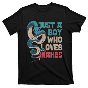 Snake Serpent Just A Boy Who Loves Snakes T-Shirt