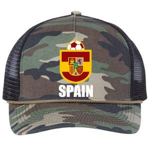 Spain Soccer Jersey Spain Football Fans  Retro Rope Trucker Hat Cap