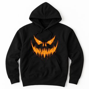 Scary Spooky Jack O Lantern Face Pumpkin Halloween Hoodie