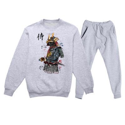 Samurai Spirit Japanese Style Premium Crewneck Sweatsuit Set