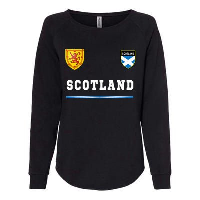 Scotland Sportssoccer Jersey Flag Football Womens California Wash Sweatshirt