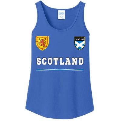 Scotland Sportssoccer Jersey Flag Football Ladies Essential Tank