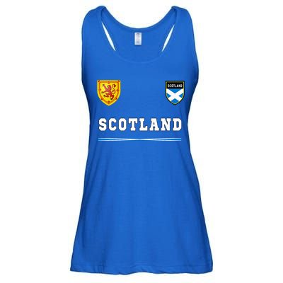 Scotland Sportssoccer Jersey Flag Football Ladies Essential Flowy Tank