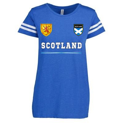 Scotland Sportssoccer Jersey Flag Football Enza Ladies Jersey Football T-Shirt