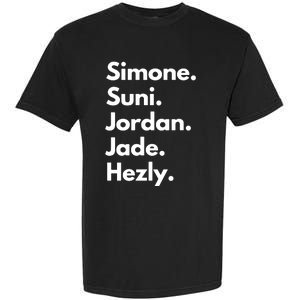 Simone. Suni. Jordan. Jade. Hezly Garment-Dyed Heavyweight T-Shirt