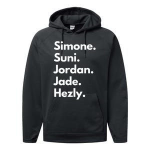 Simone. Suni. Jordan. Jade. Hezly Performance Fleece Hoodie