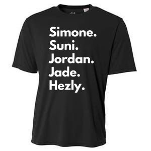 Simone. Suni. Jordan. Jade. Hezly Cooling Performance Crew T-Shirt