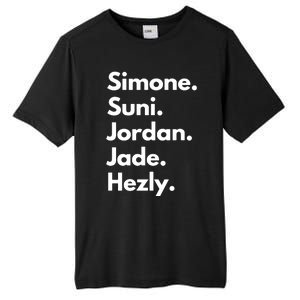 Simone. Suni. Jordan. Jade. Hezly Tall Fusion ChromaSoft Performance T-Shirt