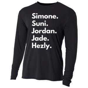 Simone. Suni. Jordan. Jade. Hezly Cooling Performance Long Sleeve Crew