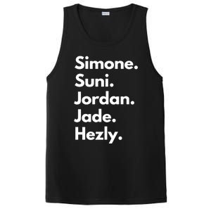 Simone. Suni. Jordan. Jade. Hezly PosiCharge Competitor Tank