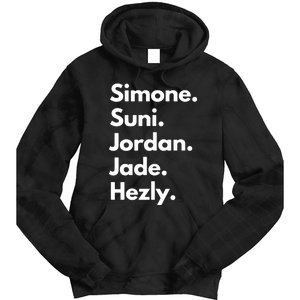 Simone. Suni. Jordan. Jade. Hezly Tie Dye Hoodie