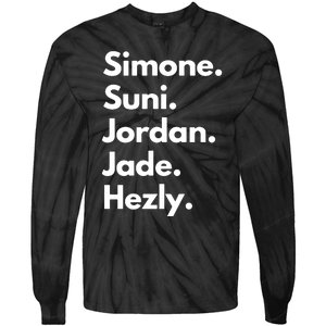 Simone. Suni. Jordan. Jade. Hezly Tie-Dye Long Sleeve Shirt