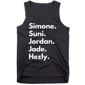 Simone. Suni. Jordan. Jade. Hezly Tank Top