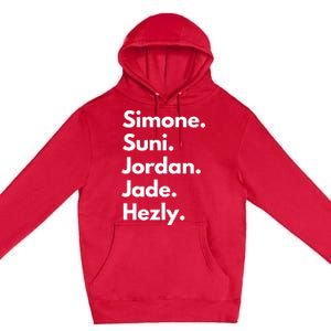 Simone. Suni. Jordan. Jade. Hezly Premium Pullover Hoodie