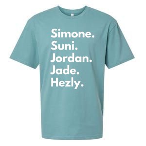 Simone. Suni. Jordan. Jade. Hezly Sueded Cloud Jersey T-Shirt