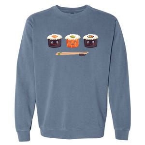 Sushi Set Japanese Sushi Graphic Plus Size Shirt For Girl Boy Unisex Garment-Dyed Sweatshirt