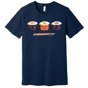 Sushi Set Japanese Sushi Graphic Plus Size Shirt For Girl Boy Unisex Premium T-Shirt