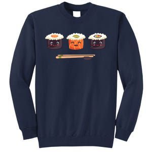 Sushi Set Japanese Sushi Graphic Plus Size Shirt For Girl Boy Unisex Tall Sweatshirt