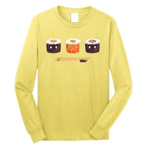 Sushi Set Japanese Sushi Graphic Plus Size Shirt For Girl Boy Unisex Long Sleeve Shirt