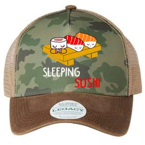 Sleeping Sushi Japanese Food Foodie Funny Sushi Lover Gift Legacy Tie Dye Trucker Hat