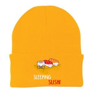 Sleeping Sushi Japanese Food Foodie Funny Sushi Lover Gift Knit Cap Winter Beanie