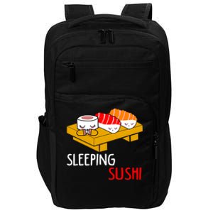 Sleeping Sushi Japanese Food Foodie Funny Sushi Lover Gift Impact Tech Backpack